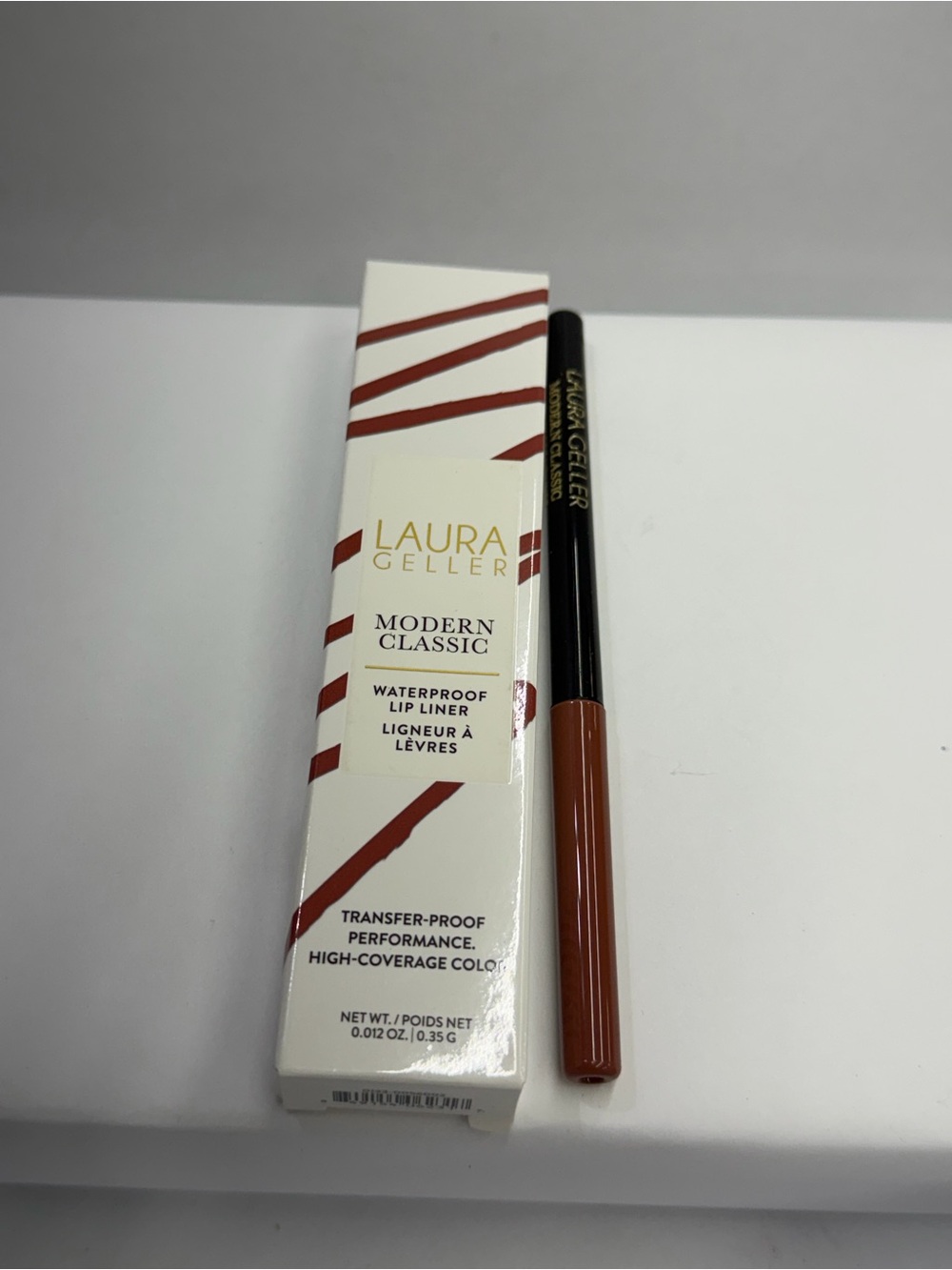 Laura Geller Modern Classic Waterproof Lip Liner Happy Hazelnut 0.012 oz New